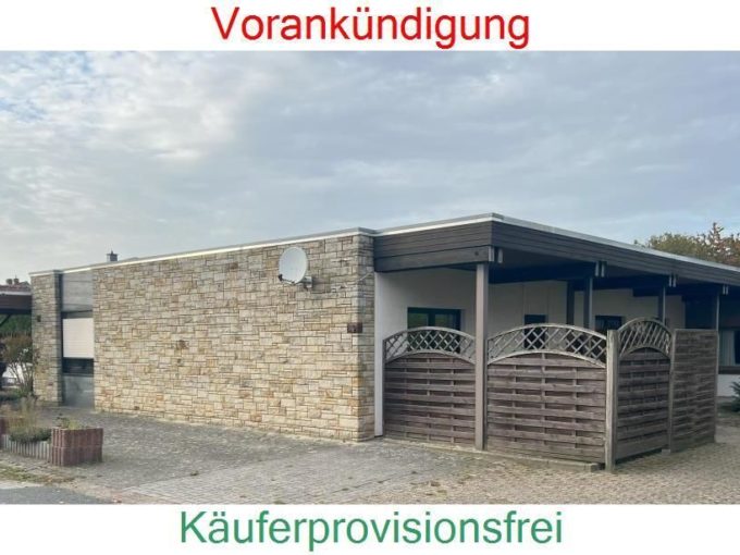 Vorankündigung: Charmanter Bungalow